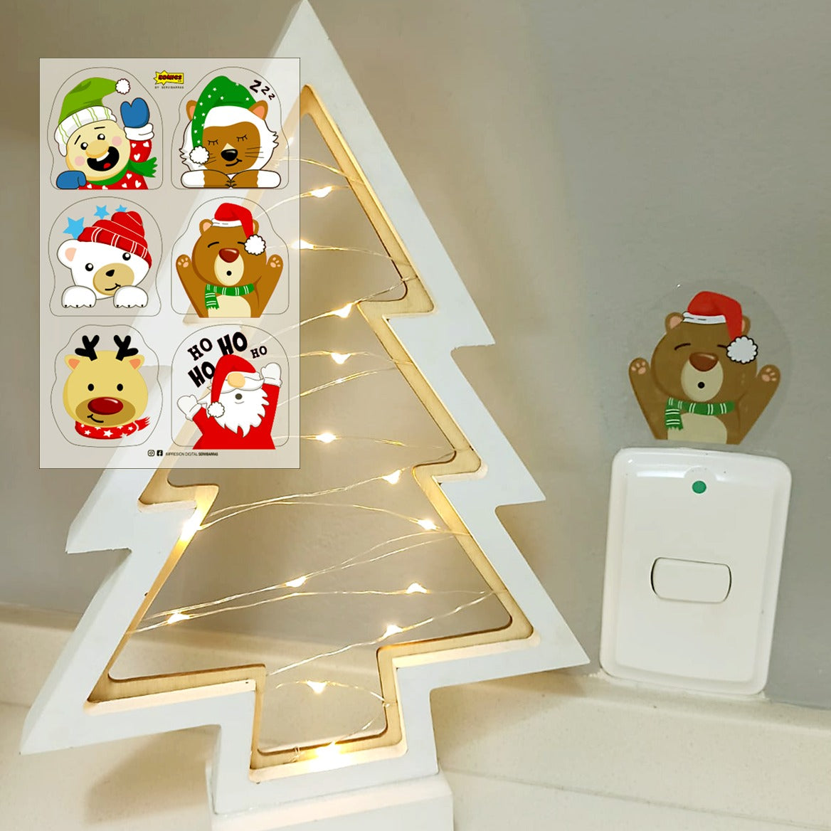Set por 6 Stickers para Interruptor