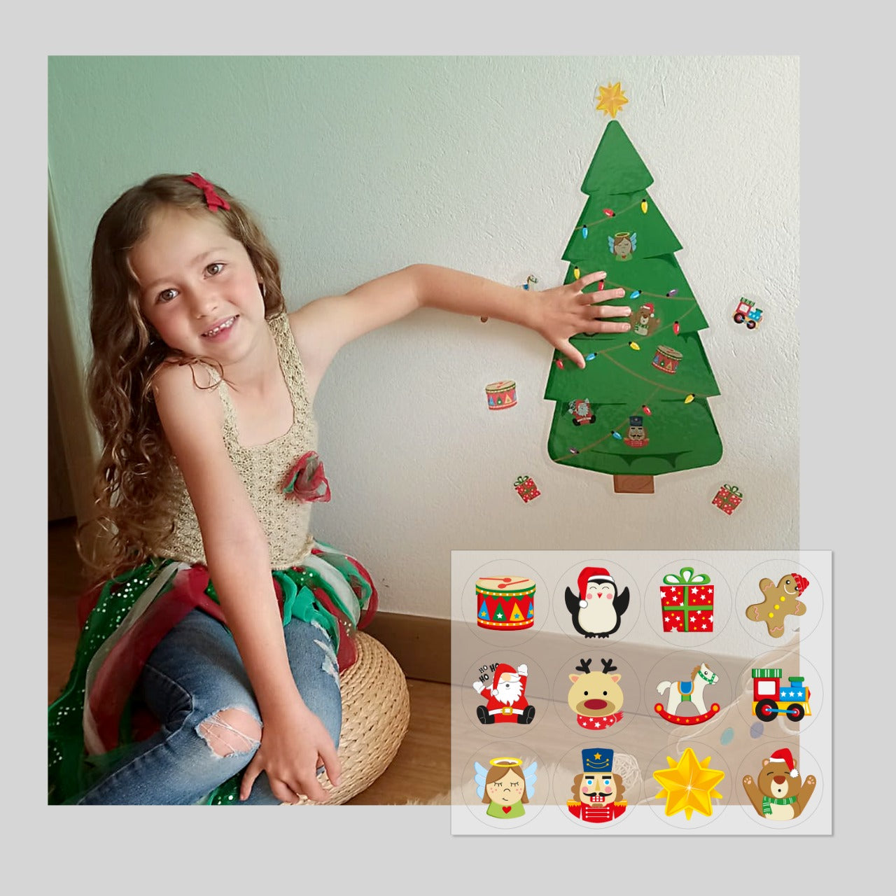 Adhesivo Árbol de Navidad Interactivo