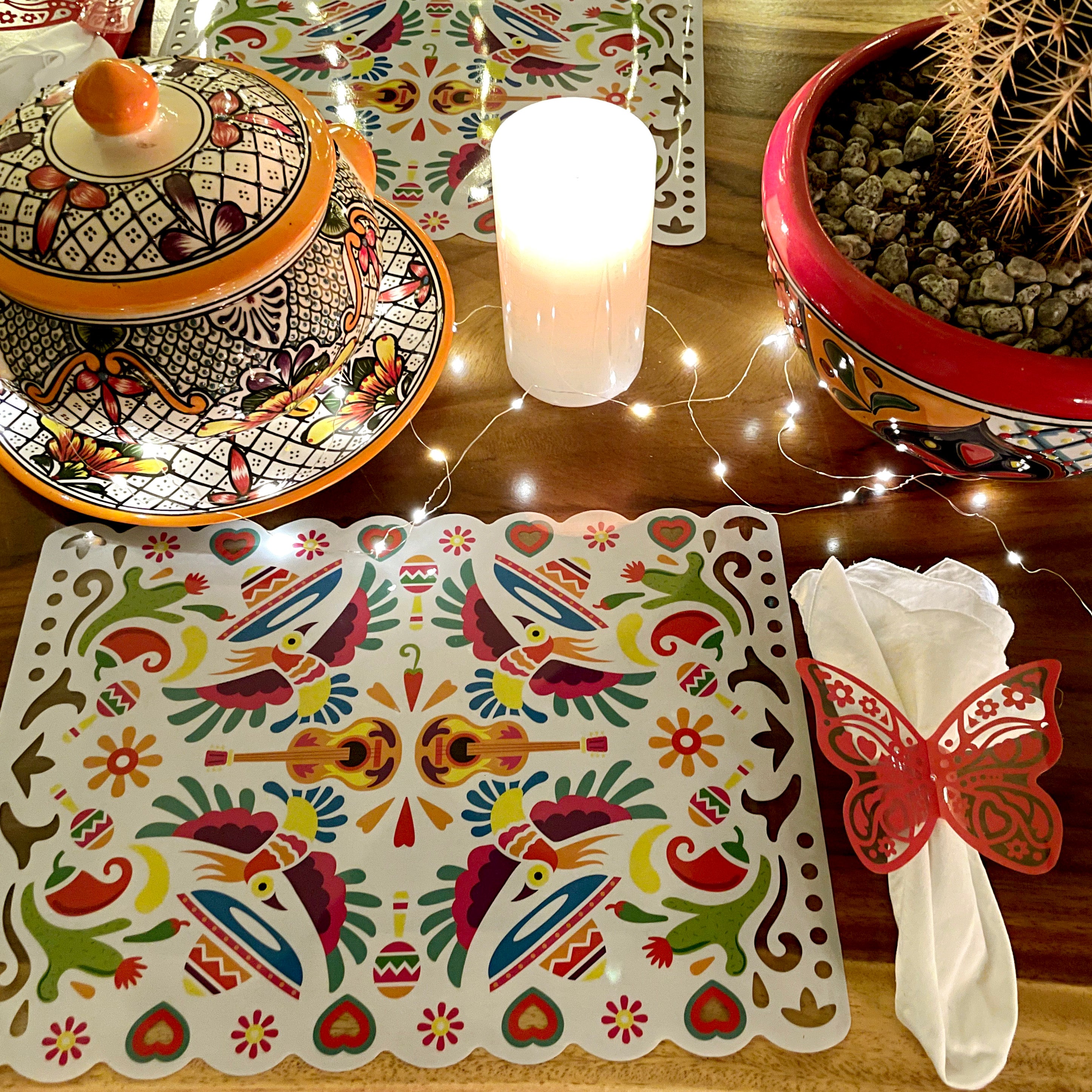 Individuales Mexicanos Blancos