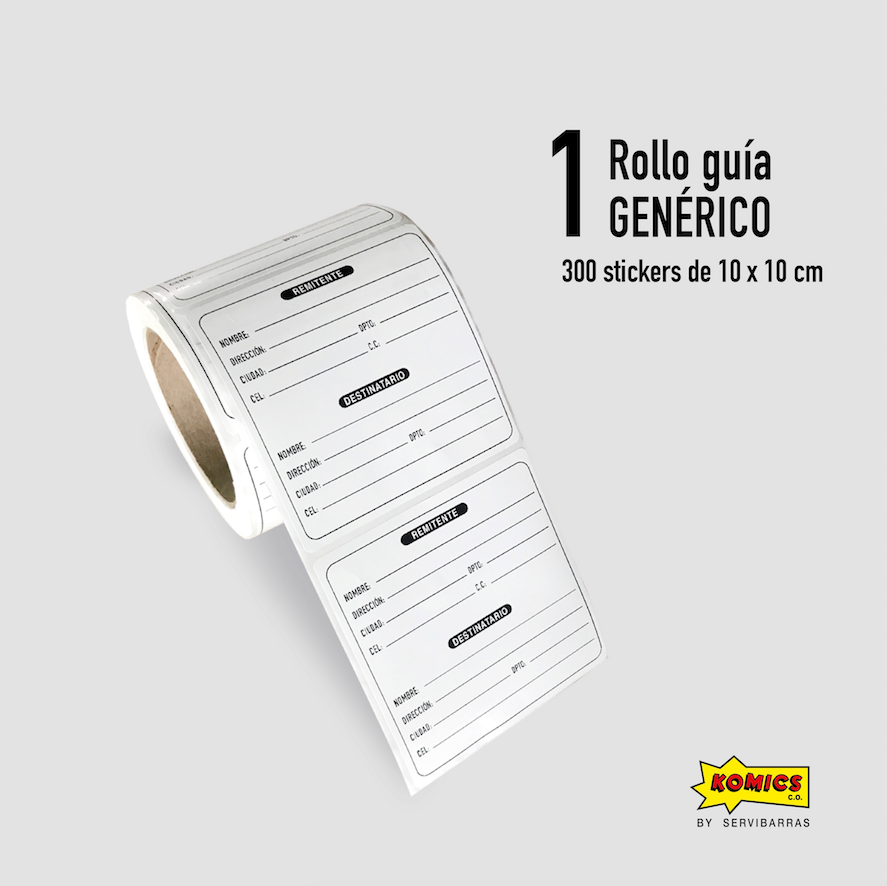 Set x4 rollos 10x8cm