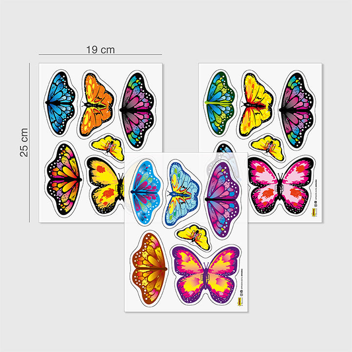 Set x 3 Hojas de Mariposa